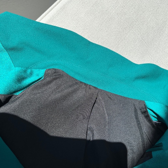 The Kooples (1) deep turquoise satiny blazer, EUC (Small) - Picture 13 of 16